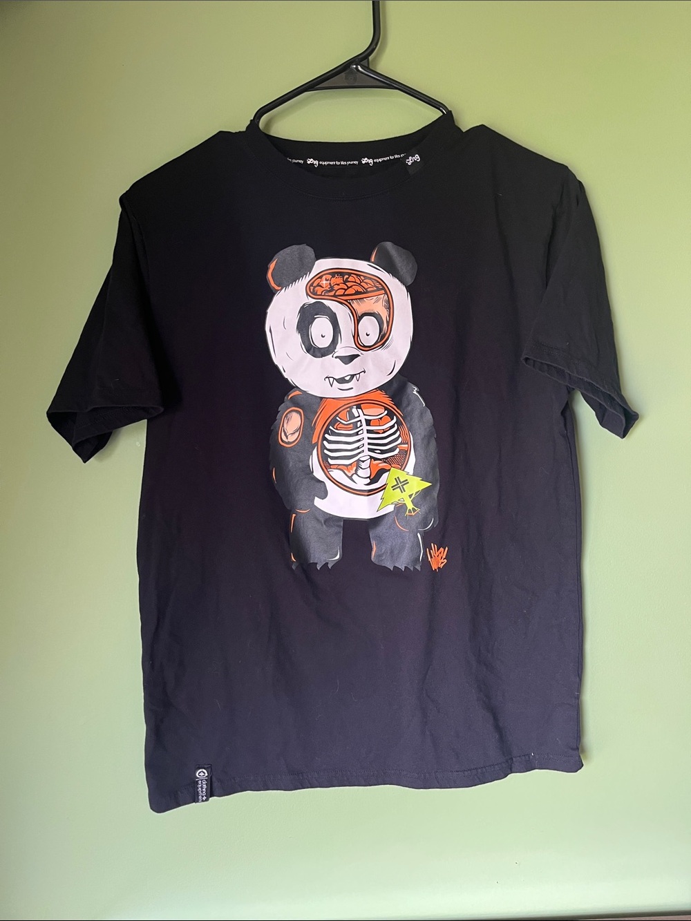 Black “Zombie Panda” Tee